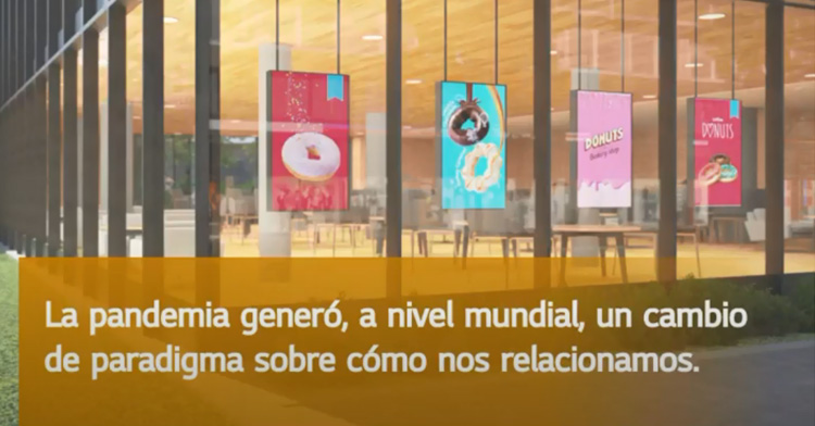 LG - Aplicacion de carteleria en epoca de pandemia